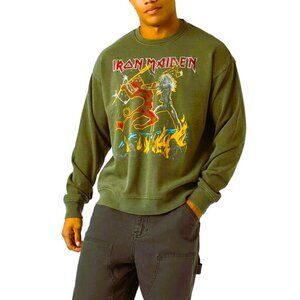Iron Maiden Run to the Hill metal rock Official Pullover Sweatshirt XL big NWT
